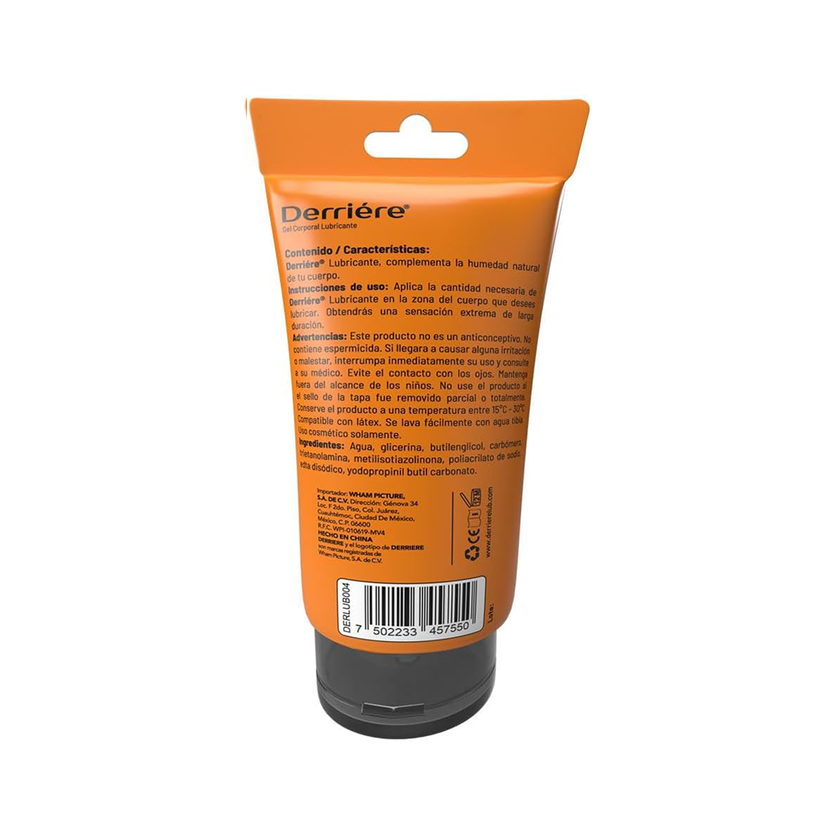 Derriére Gel Corporal Lubricante