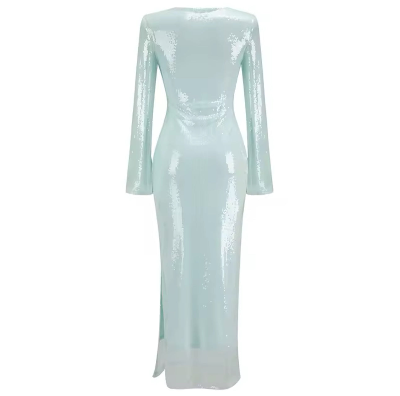 Vestido Long Baby Blue